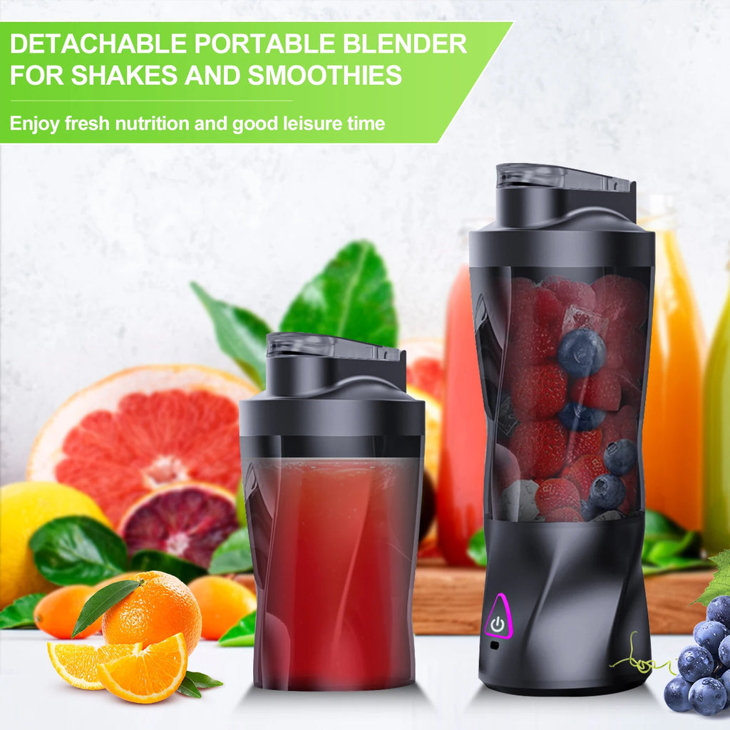 BlendGo Portable Blender 700ML — USB Rechargeable