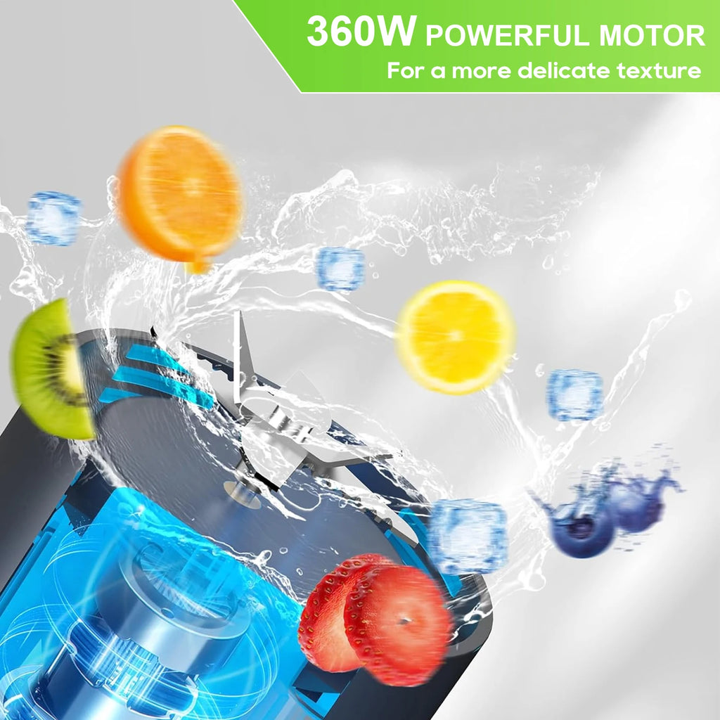 BlendGo Portable Blender 700ML — USB Rechargeable