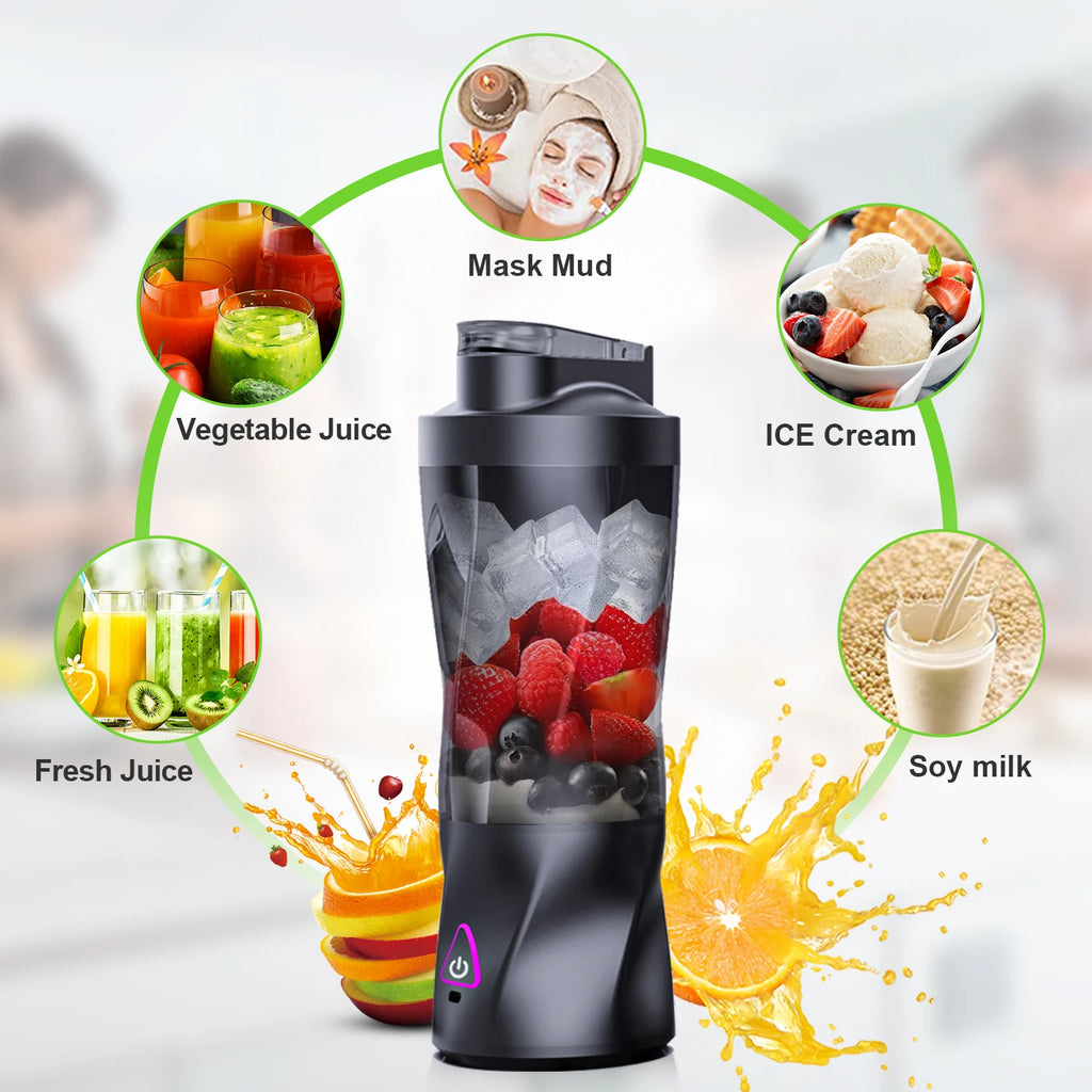 BlendGo Portable Blender 700ML — USB Rechargeable